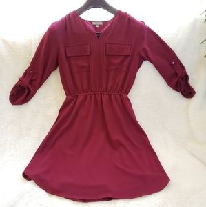 Dress in wine/burgundy S